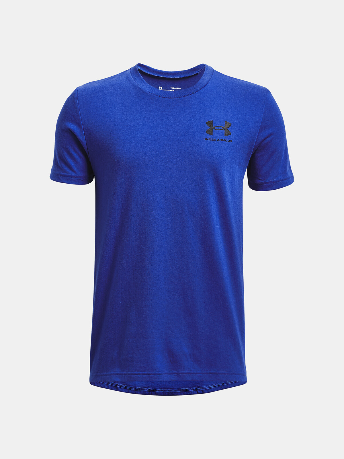 Tmavomodré tričko Under Armour UA B SPORTSTYLE LEFT CHEST SS