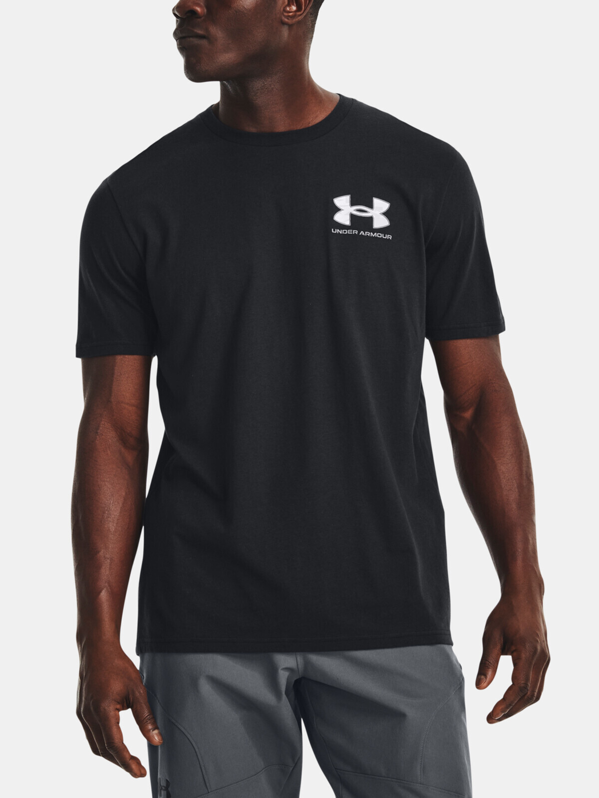 Under Armour T-Shirt UA ABC CAMO FILL WORDMARK SS-BLK - Men