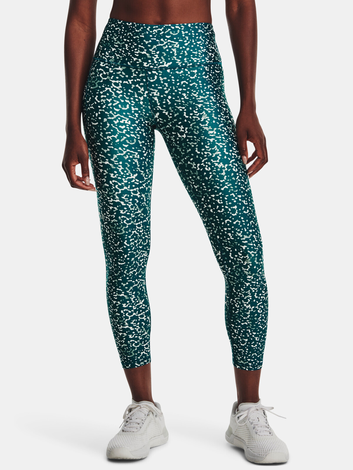 Under Armour Leggings Armour AOP Ankle Leg-GRN - Ladies