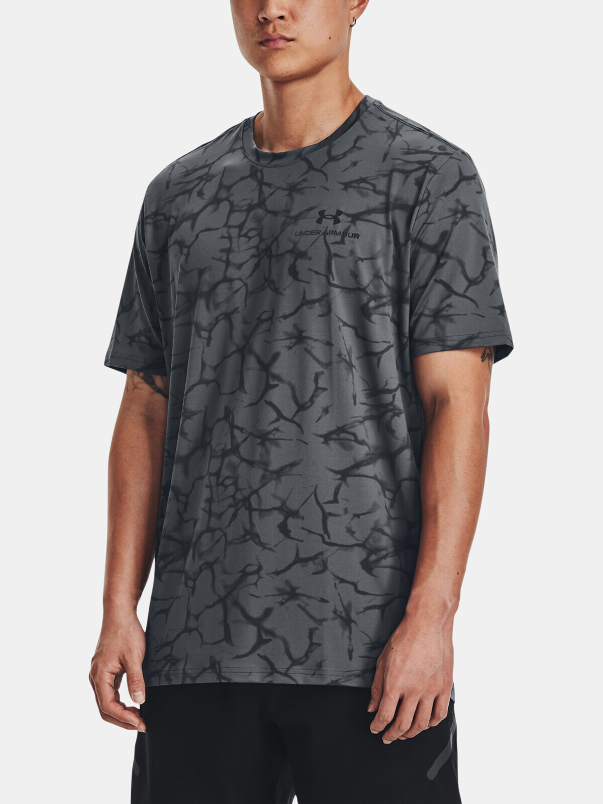 Šedé športové tričko Under Armour UA Rush Energy Print SS