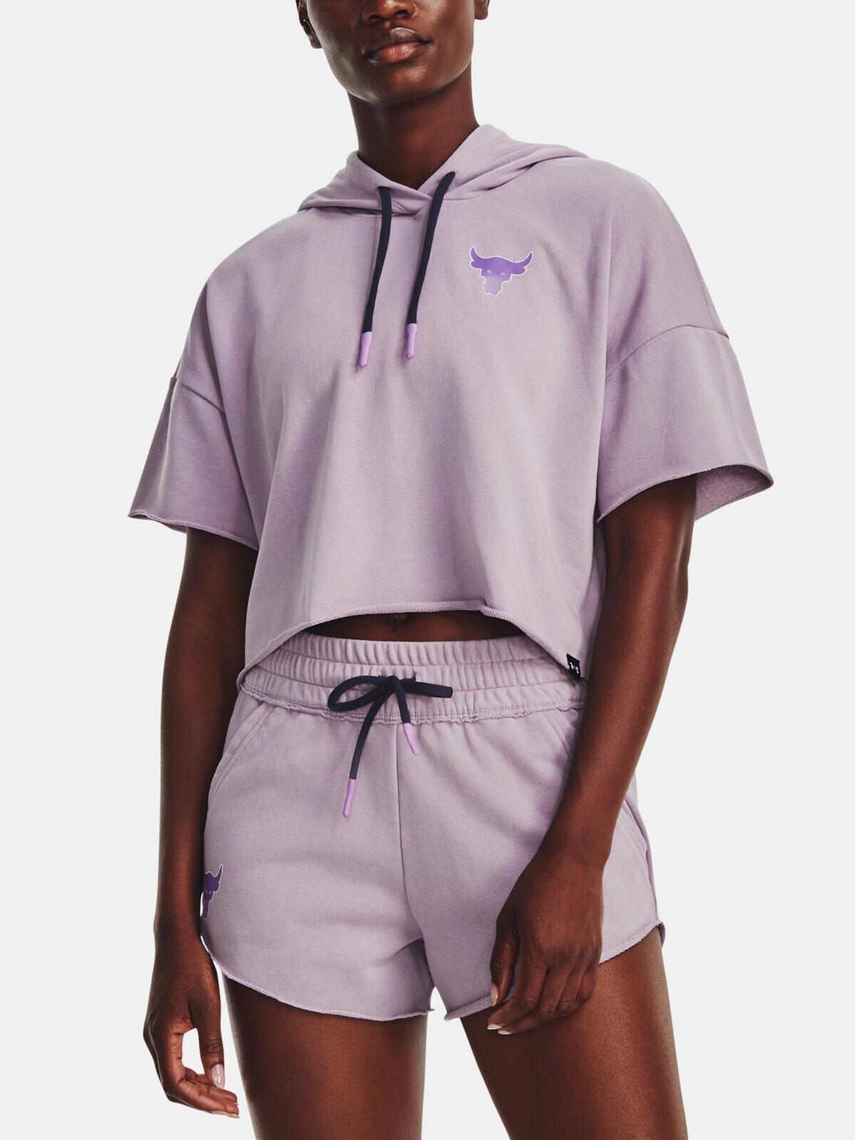 Fialová Under Armour mikina Pjt Rck SS Terry