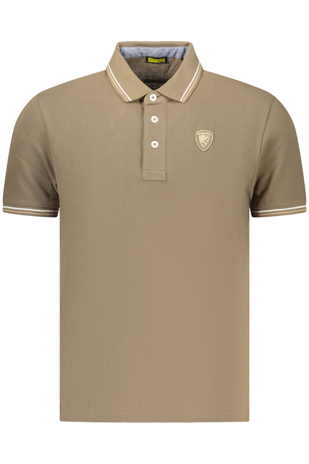 Blauer pánske polo tričko, zelené