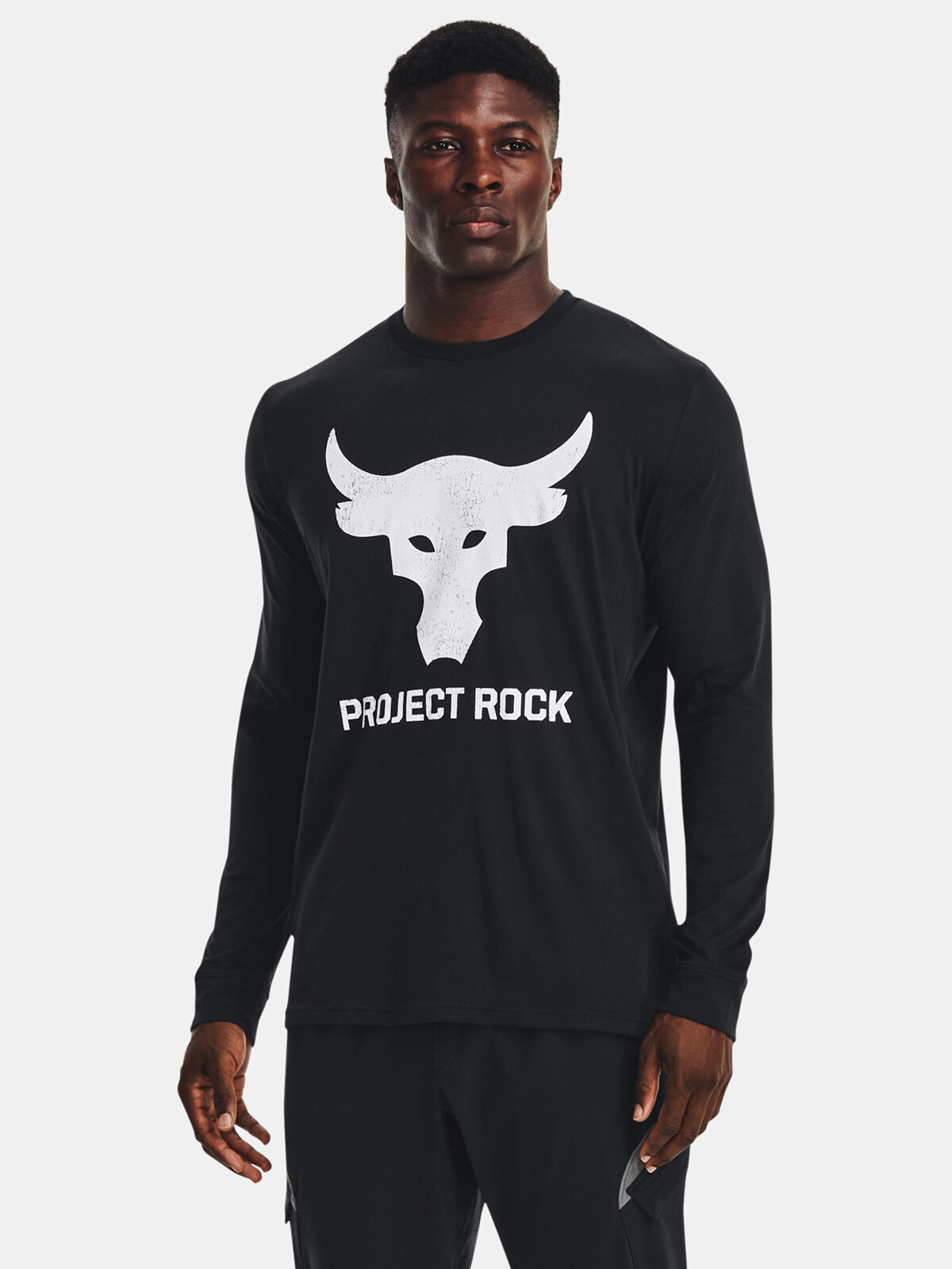 Under Armour T-Shirt UA PJT ROCK BRAHMA BULL LS-BLK