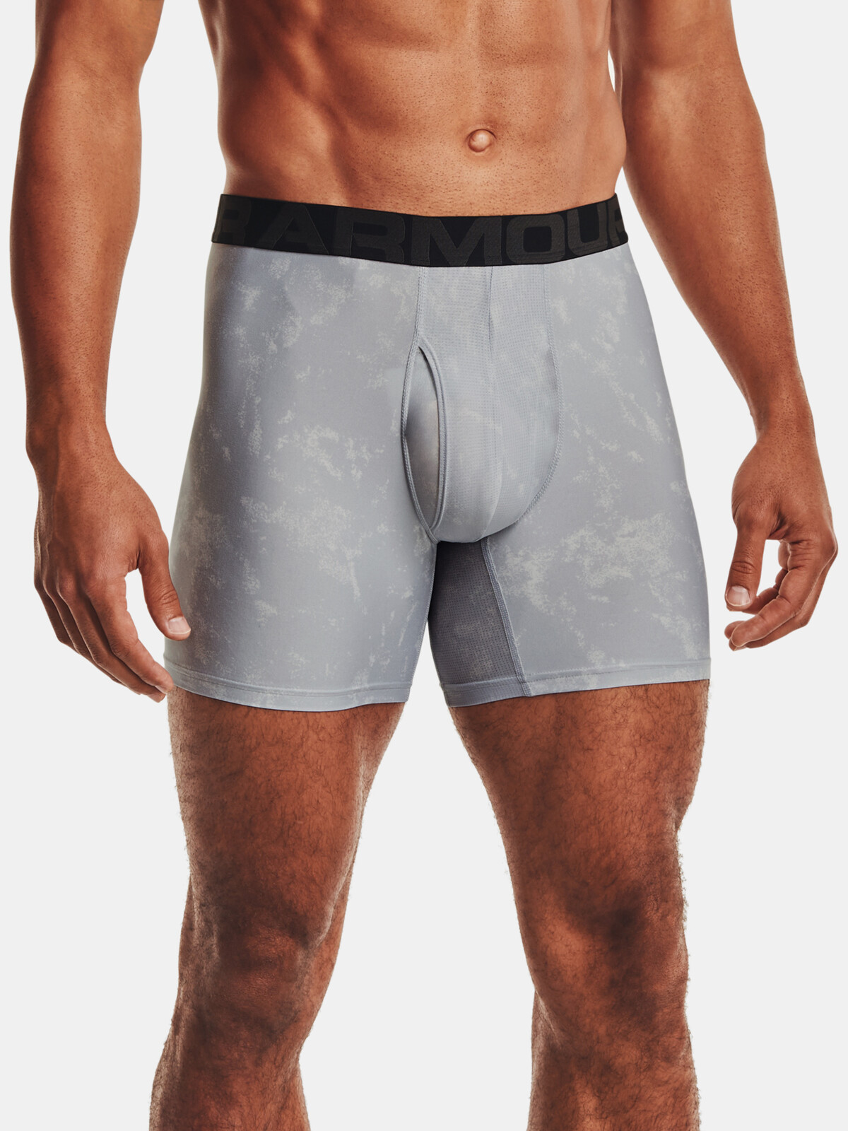 Under Armour Boxerky UA Tech 6in Novelty 2 Pack-GRY