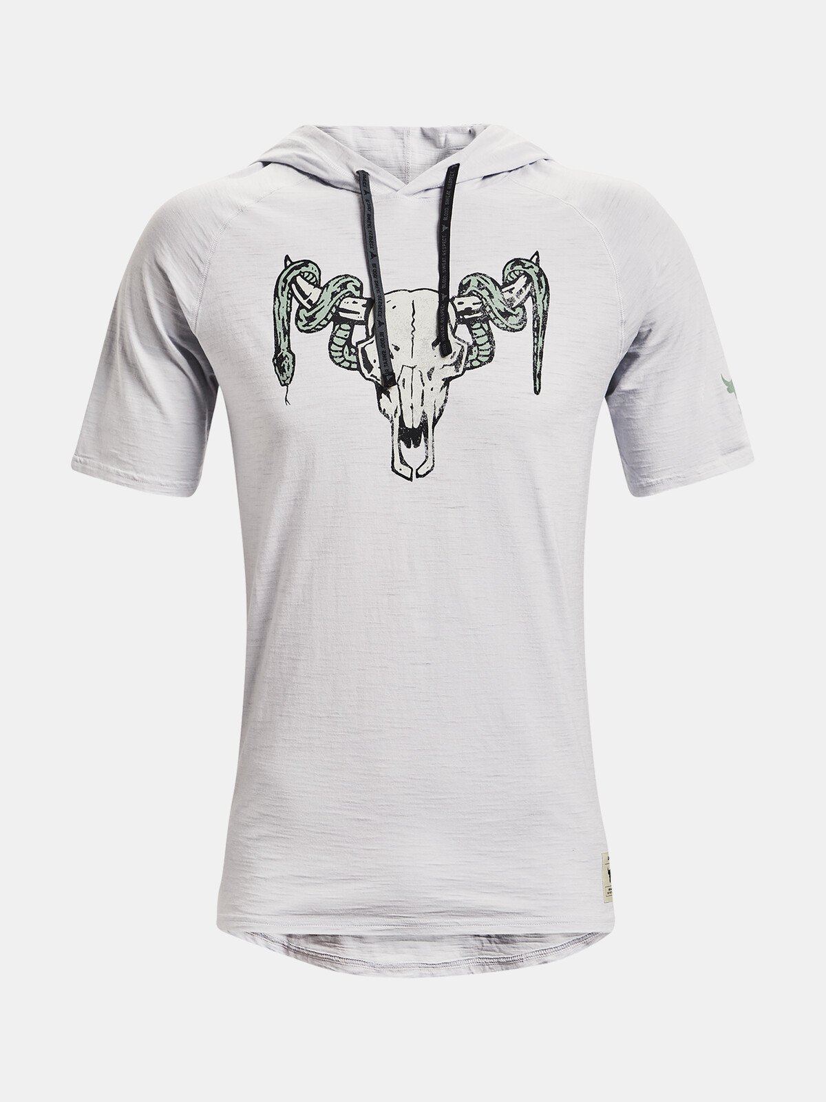 Under Armour Project Rock Rock Cc Ss Hd-Gry Sweatshirt - Men's