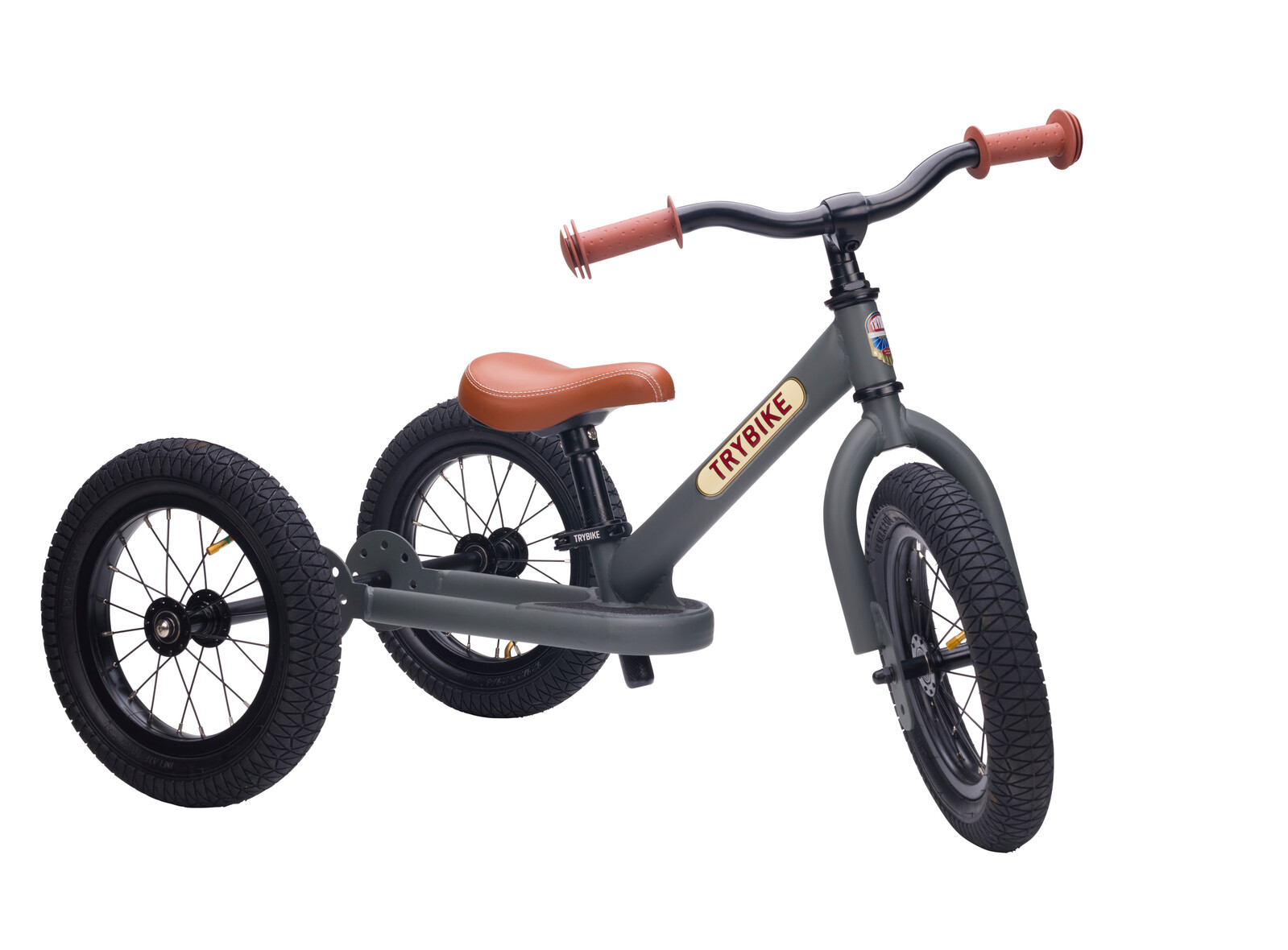 Co & CO BV Trojkolka/ odrážadlo Trybike Steel matná šedá