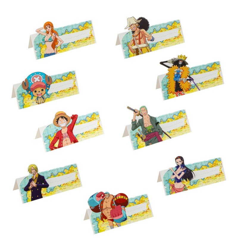 Chaks Menovky na stôl - One Piece 9 ks
