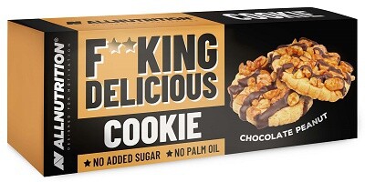 Allnutrition f**king delicious cookie 150 g - čokoláda/arašídy