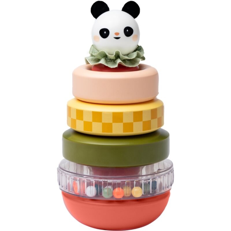 Taf Toys Pyramida Panda skladacia veža 9m+ 1 ks