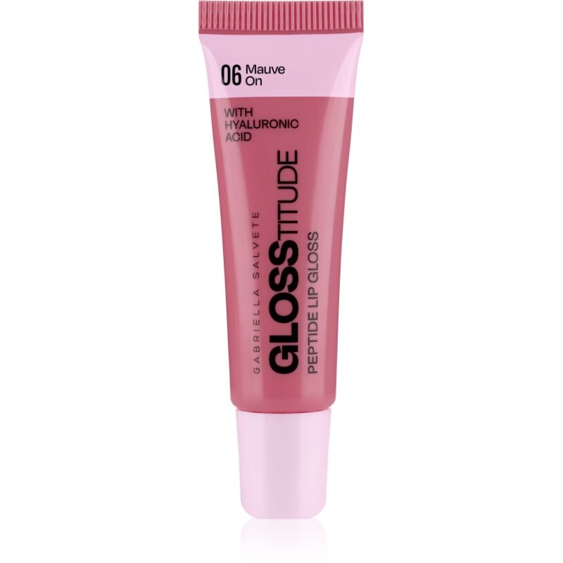 Gabriella Salvete Glosstitude Peptide Lip Gloss hydratačný lesk na pery odtieň 06 Mauve On 10 ml