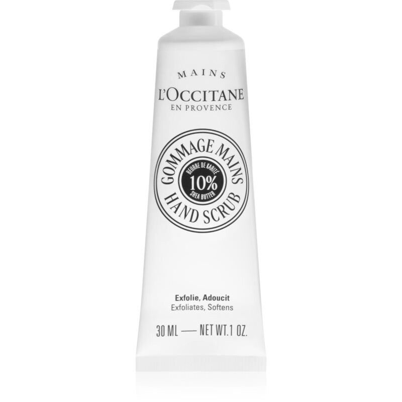 L’Occitane Karité Confort Hand Scrub peeling na ruky 30 ml