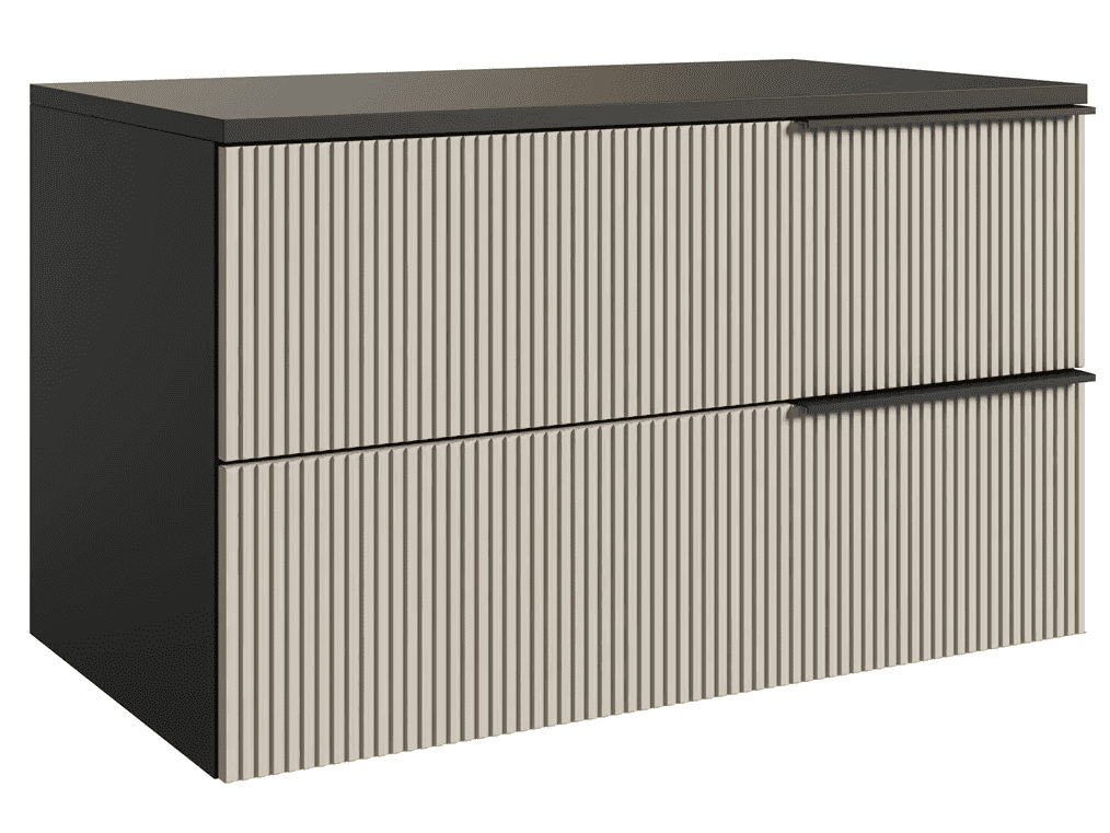 Elvisia Skrinka pod umývadlo s doskou KLER Cashmere | 80 cm