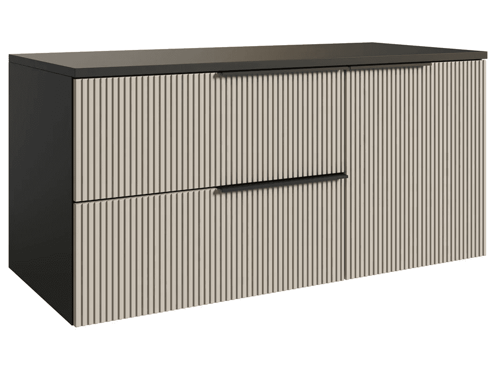 Elvisia Skrinka pod umývadlo s doskou KLER Cashmere | 100 cm