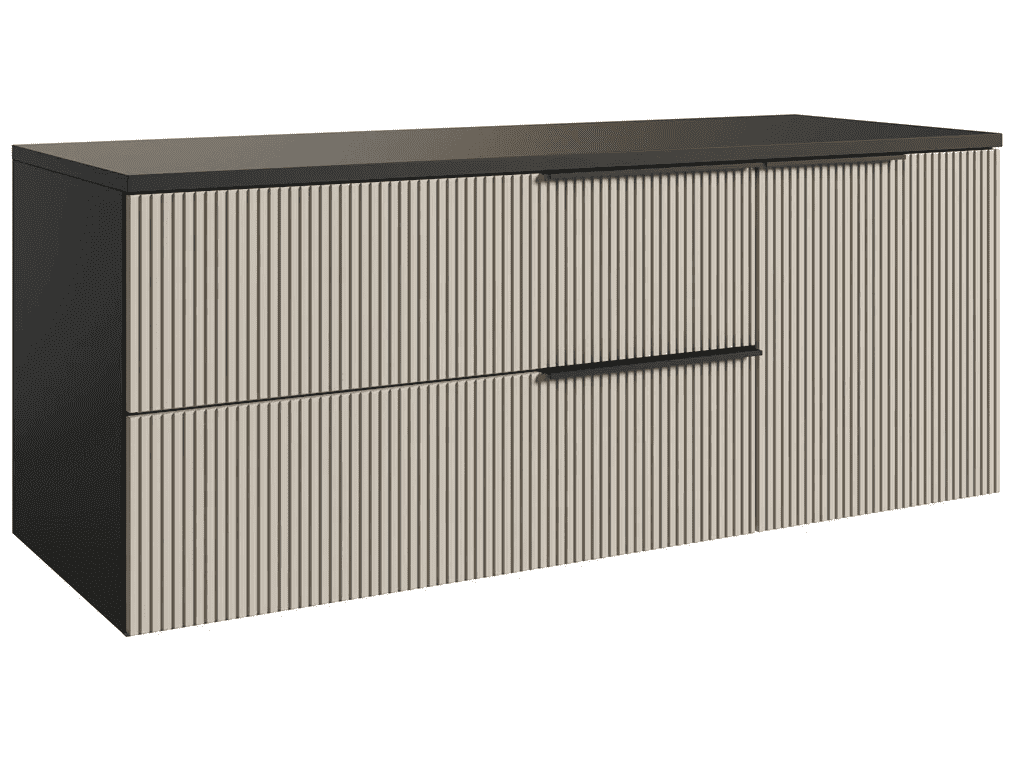 Elvisia Skrinka pod umývadlo s doskou KLER Cashmere | 120 cm