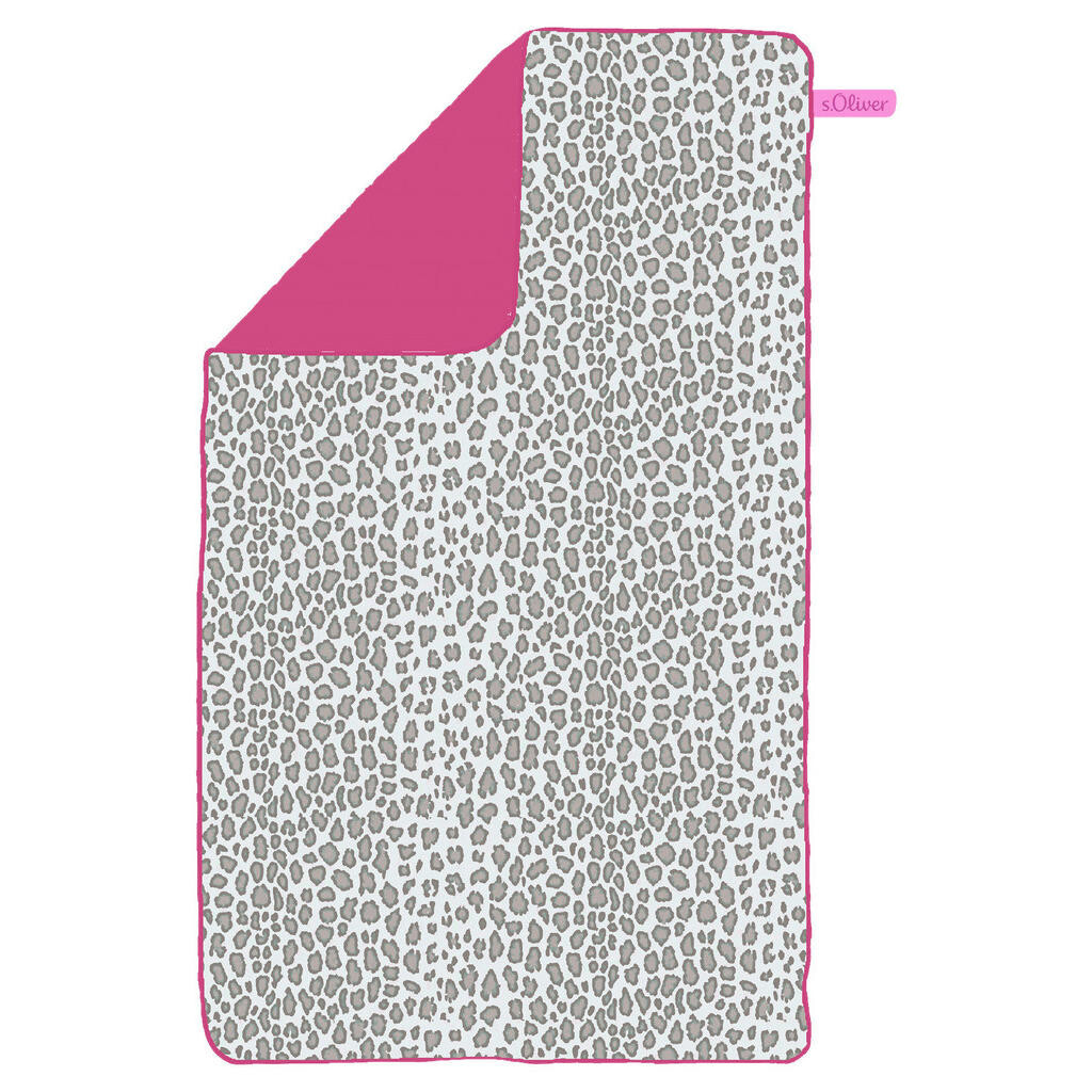 S. Oliver PLÁŽOVÁ OSUŠKA, 80/160 cm, pink, svetlosivá