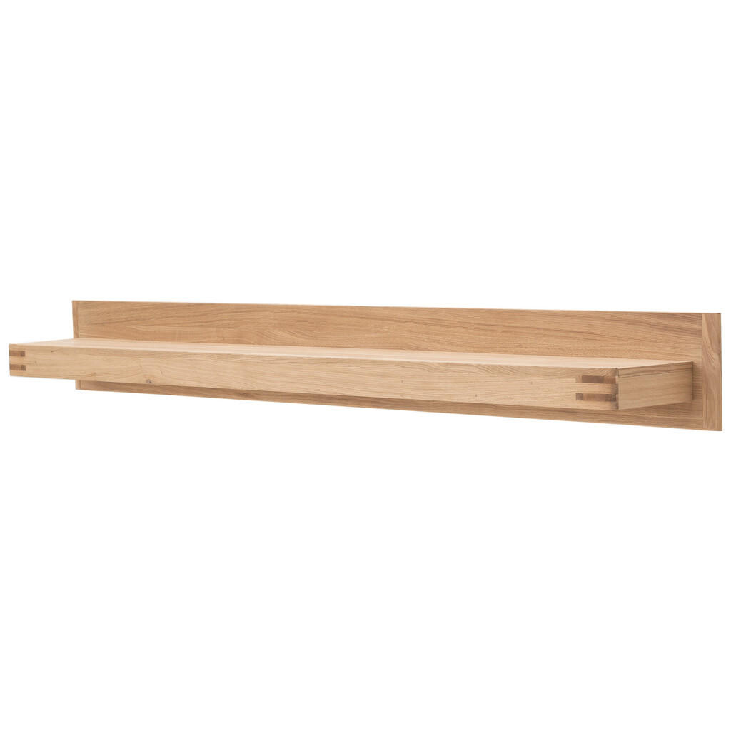 Livetastic NÁSTENNÁ POLICA, trámový dub, farba duba, 180/20/25 cm