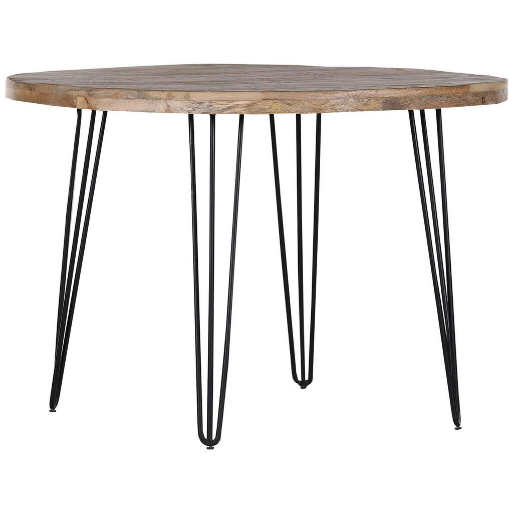 Zandiara JEDÁLENSKÝ STÔL, mangové drevo, prírodná farba, 105/105/76 cm