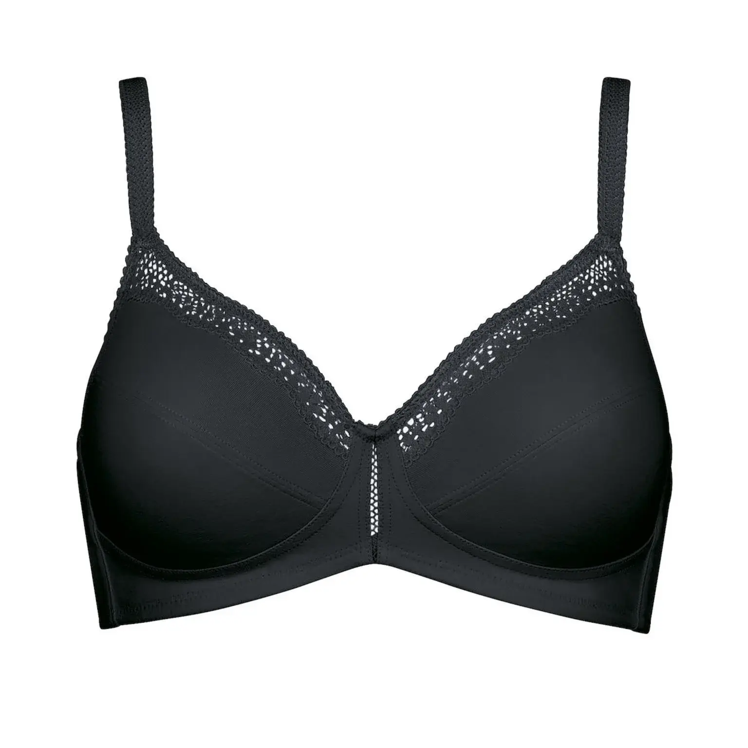Dámska podprsenka Cotton Beauty N čierna - Triumph BLACK 90B