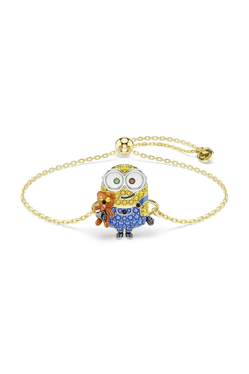 Swarovski náramok dámsky pozlátený swarovski kryštál MINIONS