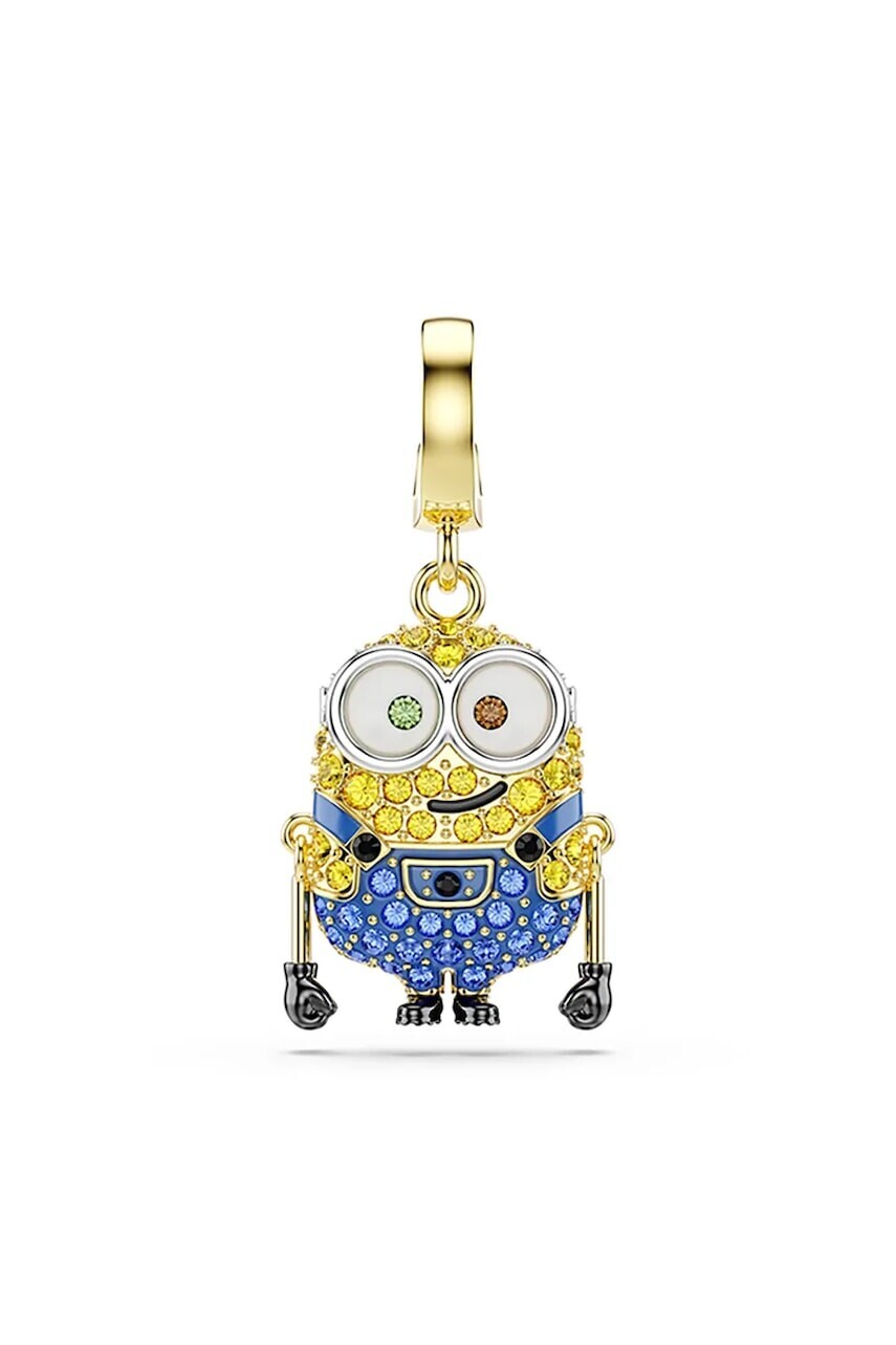 Swarovski ozdobný prívesok dámsky kovový swarovski kryštál MINIONS