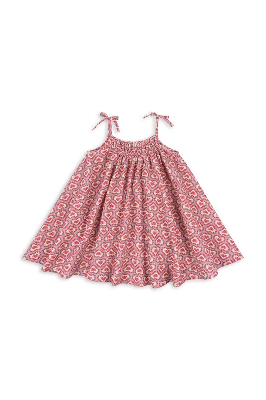 Konges Sløjd letné šaty s bavlnou VIVIAN STRAP DRESS GOTS