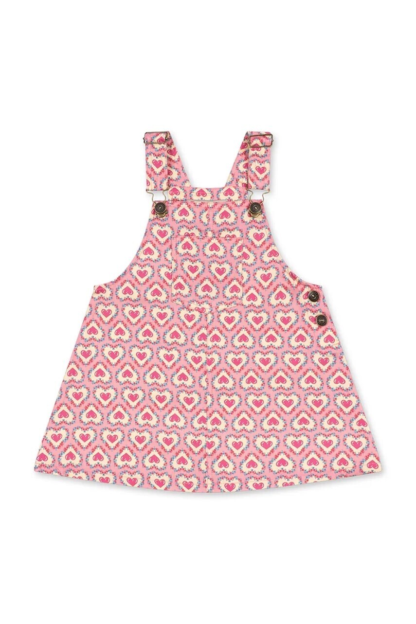 Konges Sløjd letné šaty bavlnené FRANKIE OVERALL DRESS GOTS
