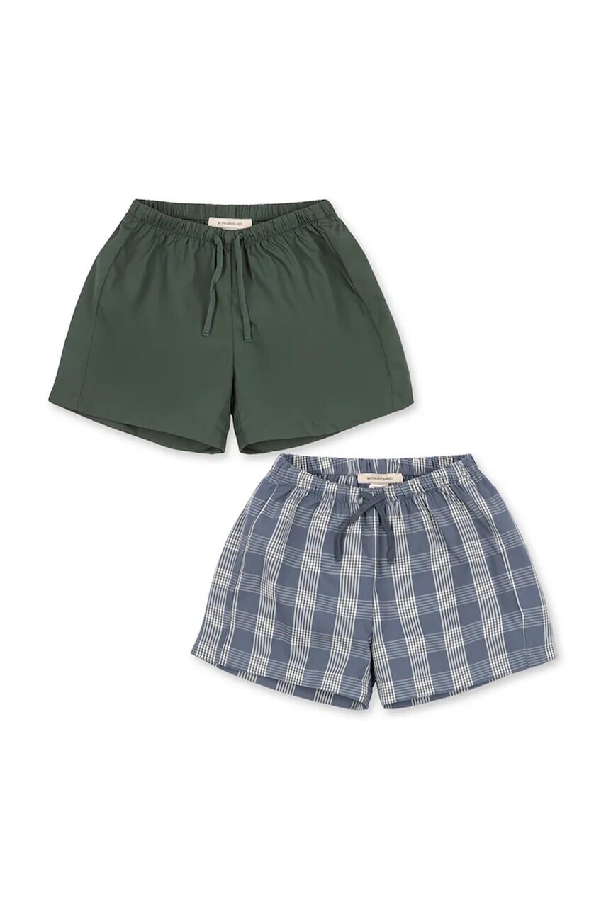 Konges Sløjd šortky detské s bavlnou 2 PACK VERNE SHORTS GOTS