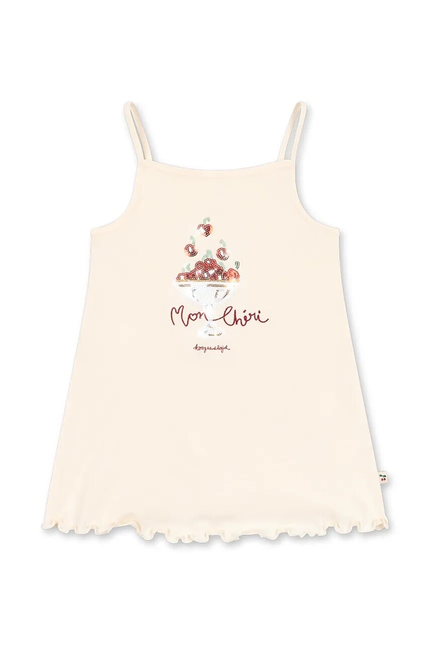 Konges Sløjd šaty bavlnené FAMO STRAP DRESS GOTS