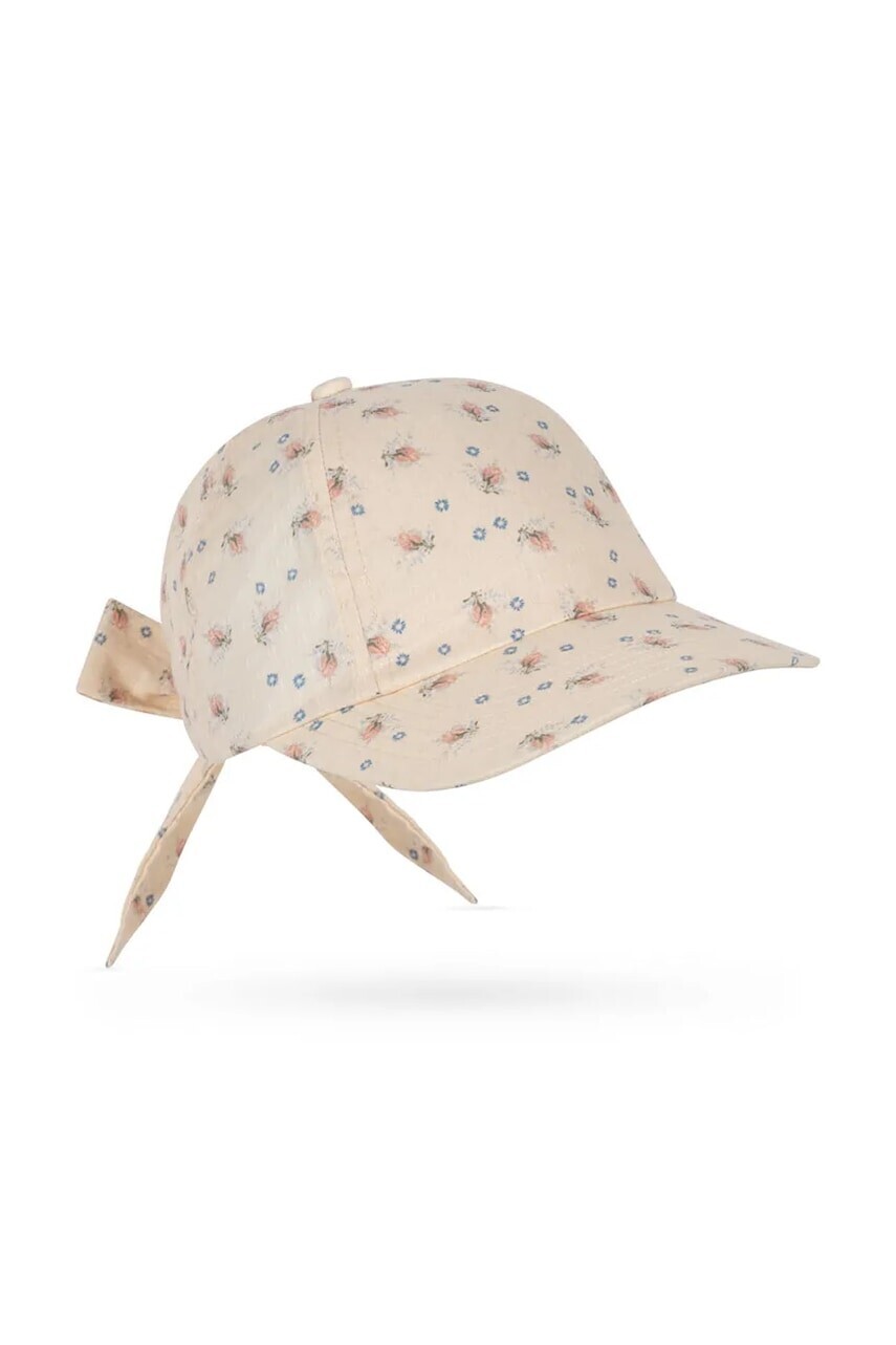 Konges Sløjd čiapka so šiltom detská bavlnená EVIA BOW CAP GOTS