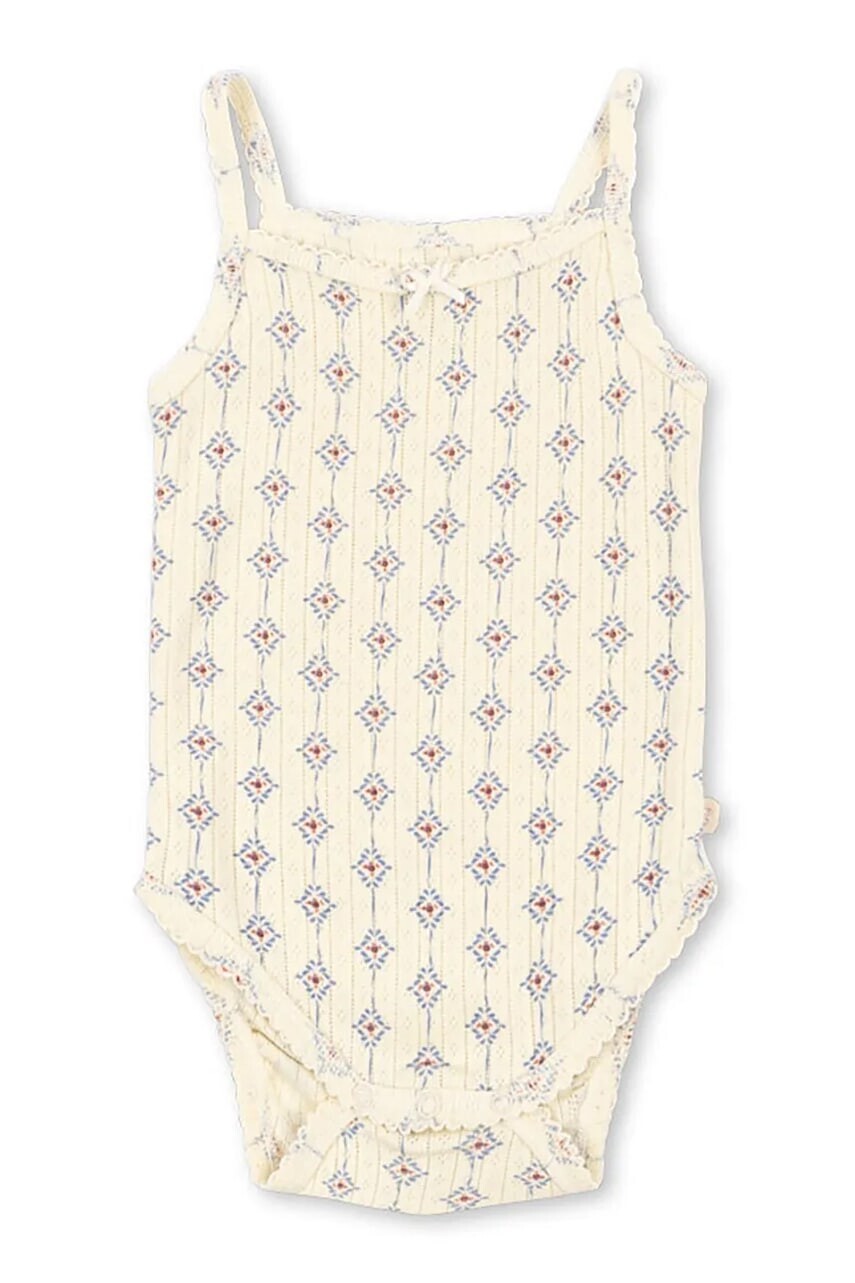 Konges Sløjd body detské bavlnené MINNIE STRAP BODY GOTS
