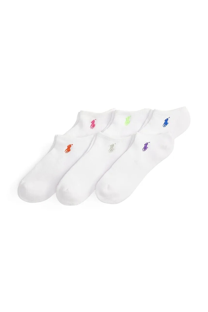 Polo Ralph Lauren ponožky dámske s bavlnou 6-pak