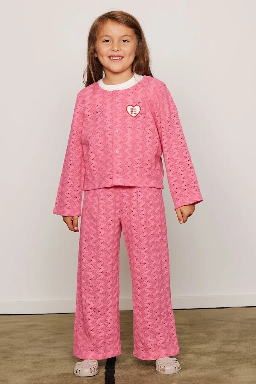 Mini Rodini teplákové nohavice detské bavlnené Lace