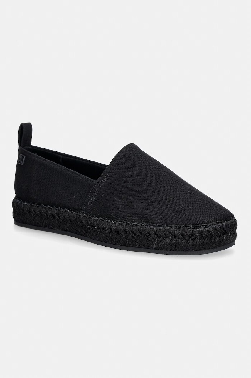 Calvin Klein espadrilky dámske OBLIQUE ESPADRILLE CANVAS