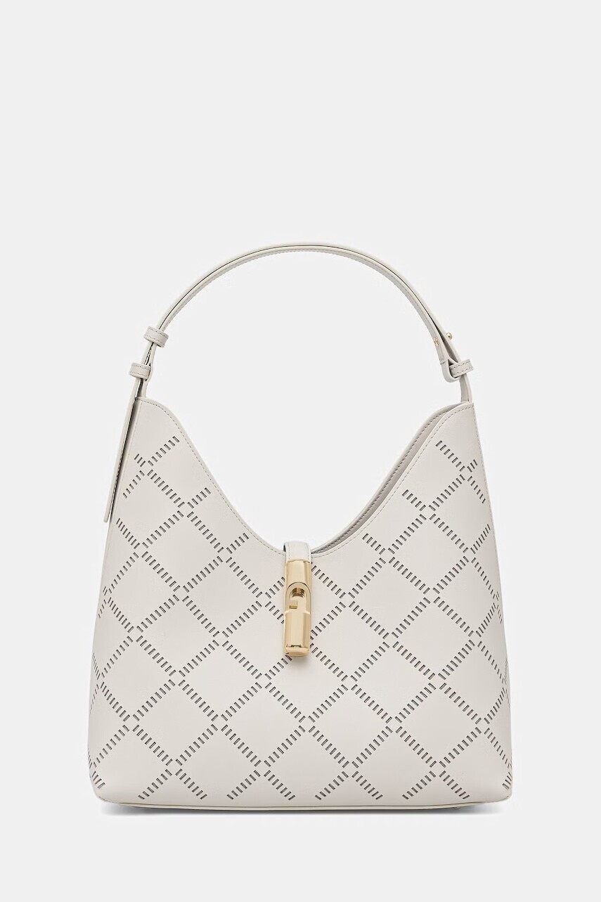 Furla kabelka typu shopper dámska kožená Goccia M Hobo