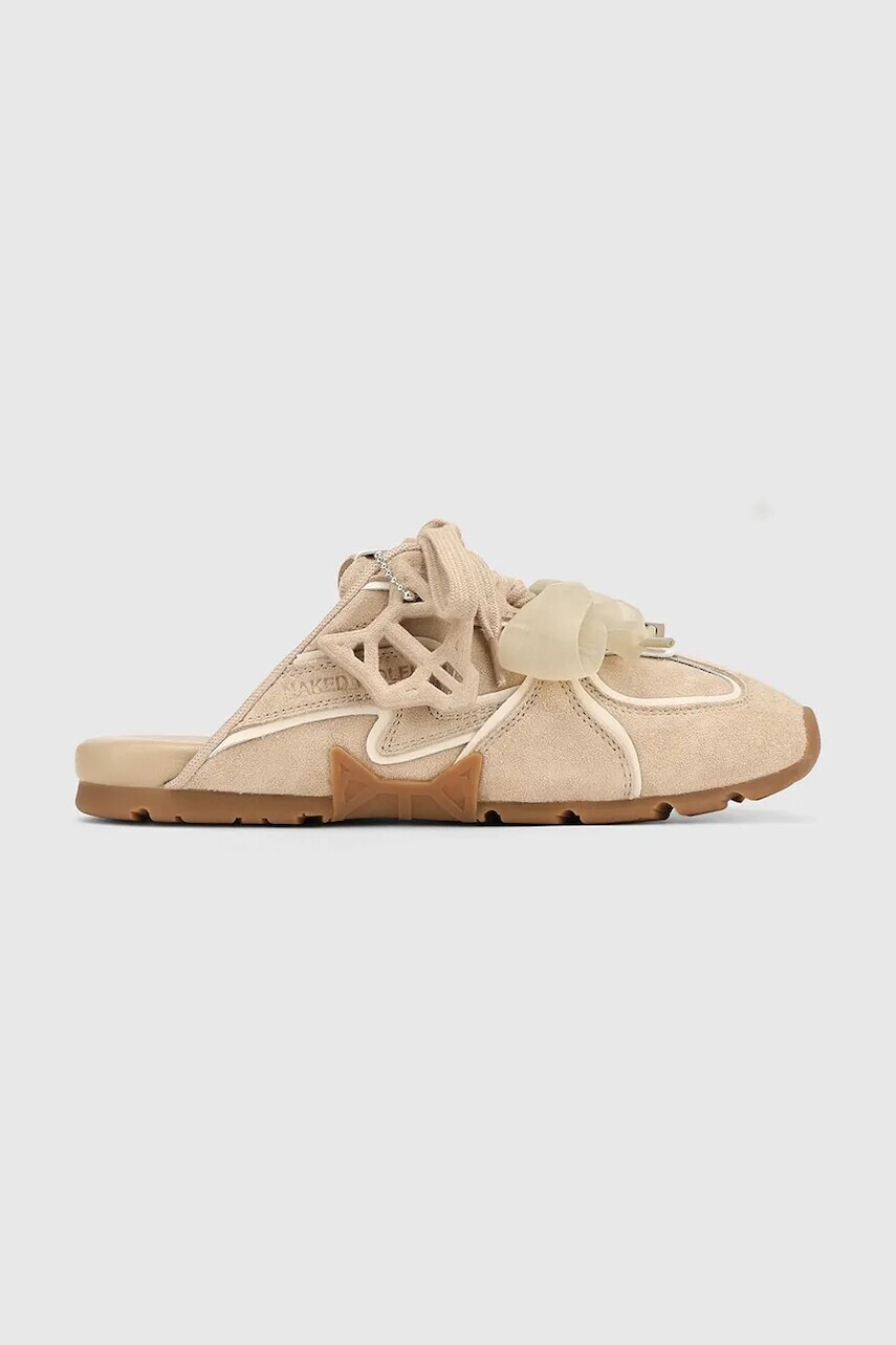 Naked Wolfe šľapky dámske semišové Admire Off White Suede
