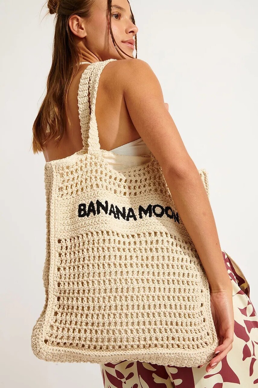 Banana Moon plážová kabelka dámska pletená Riooso