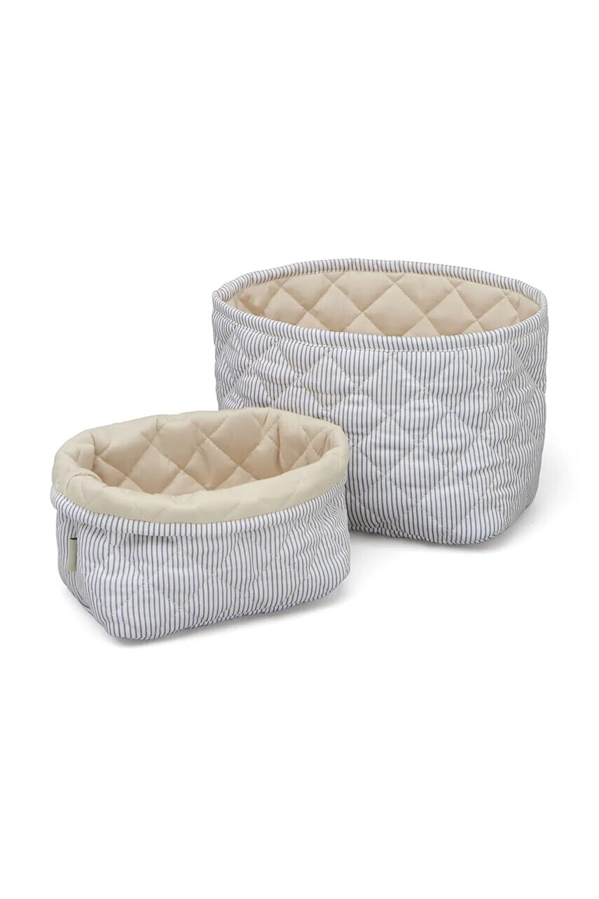 Cam Cam Copenhagen skladovací box detský Classic Stripes Blue, Praline