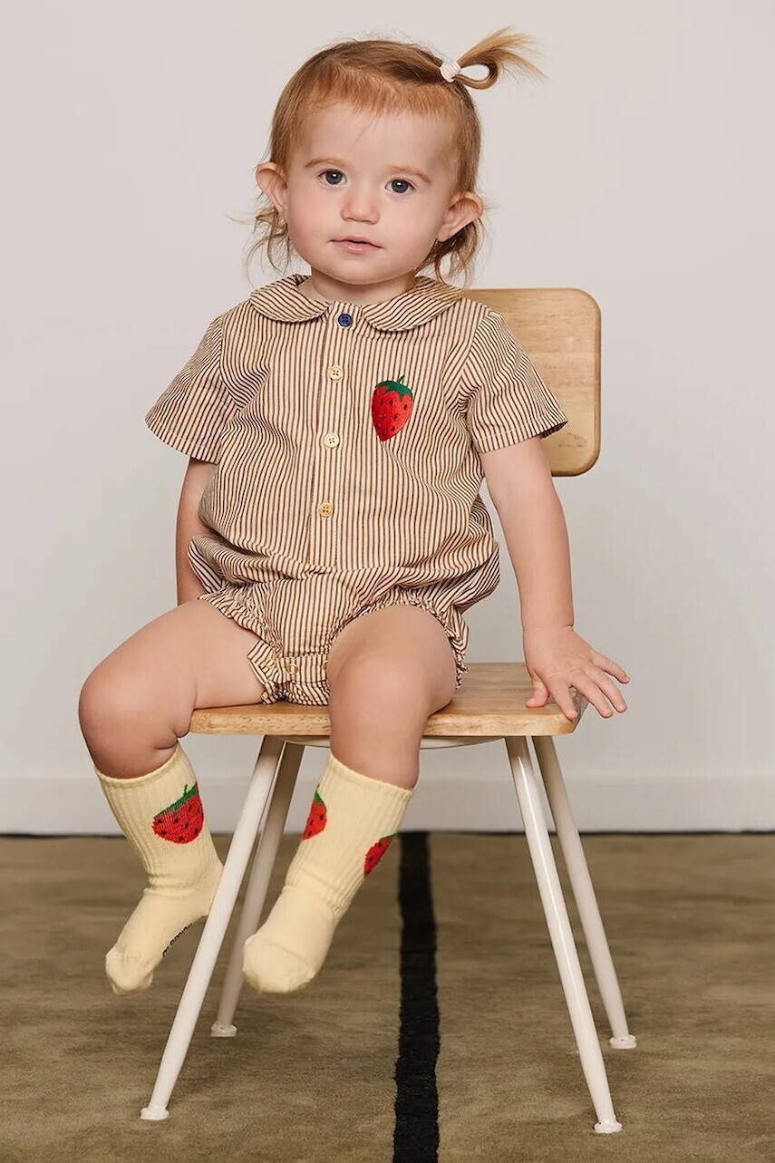 Mini Rodini body dojčenské bavlnené Poplin