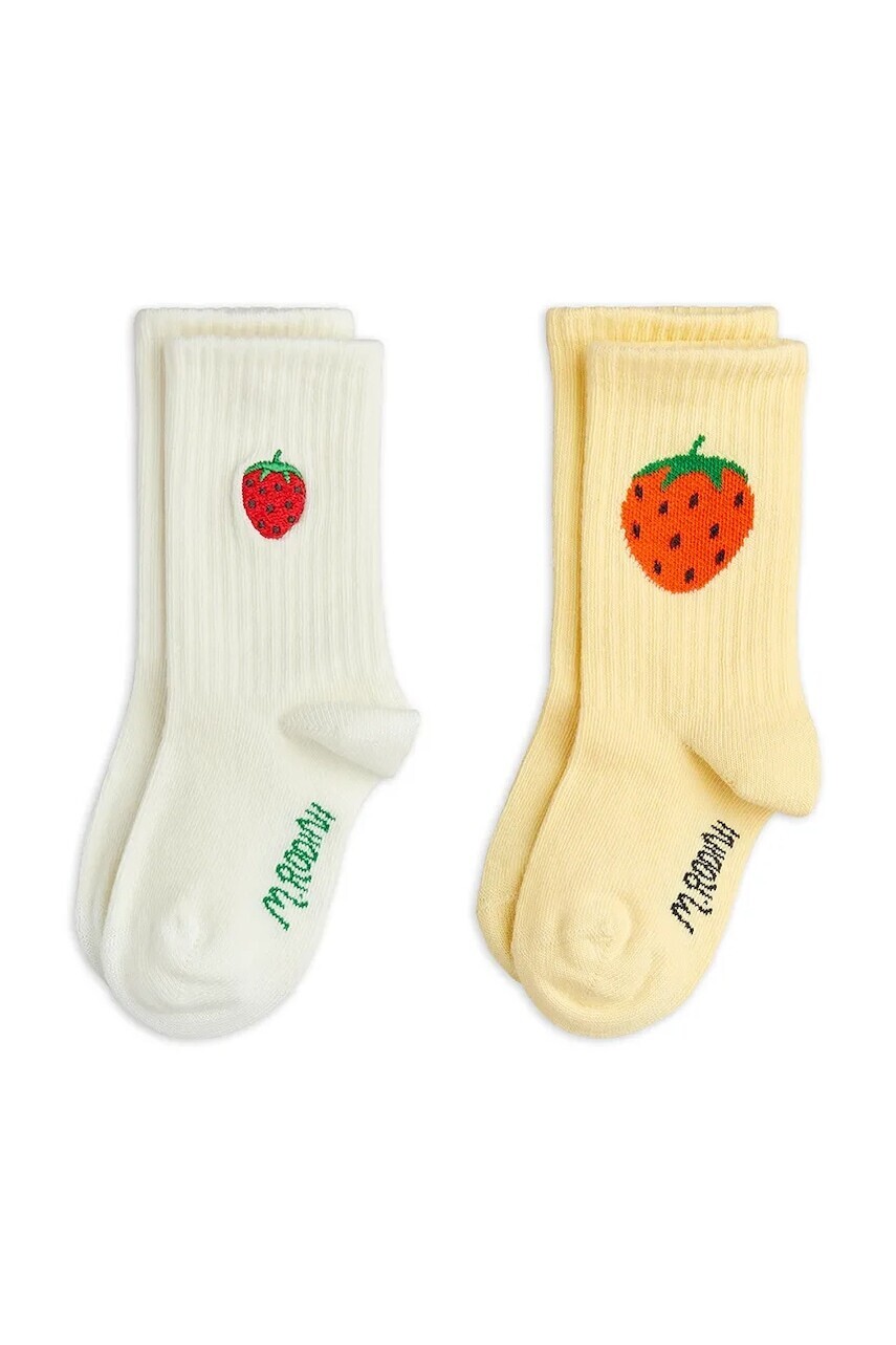 Mini Rodini ponožky detské Strawberry 2-pak