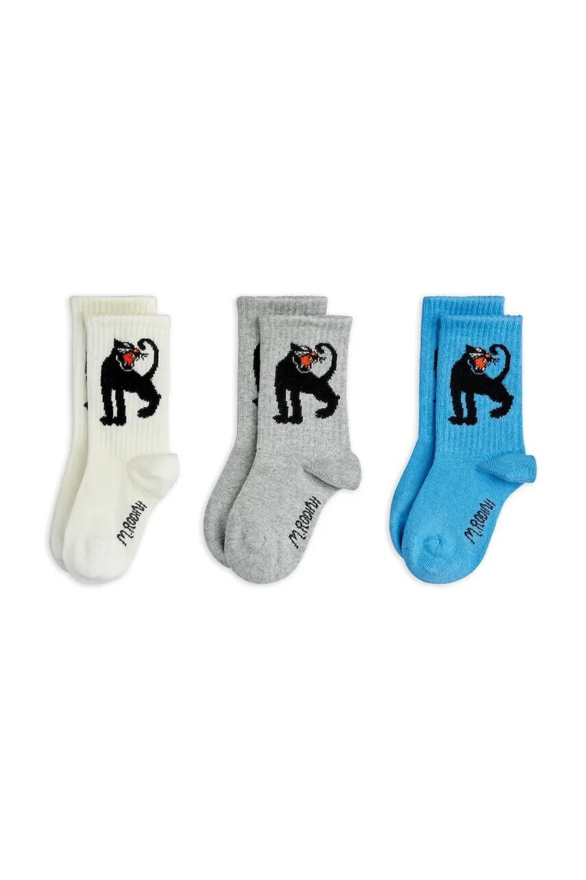 Mini Rodini ponožky detské Panther 3-pak