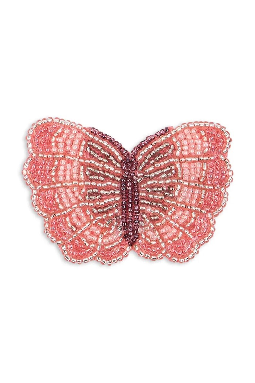 Konges Sløjd spona do vlasov detská BUTTERFLY BEADED HAIR CLIP