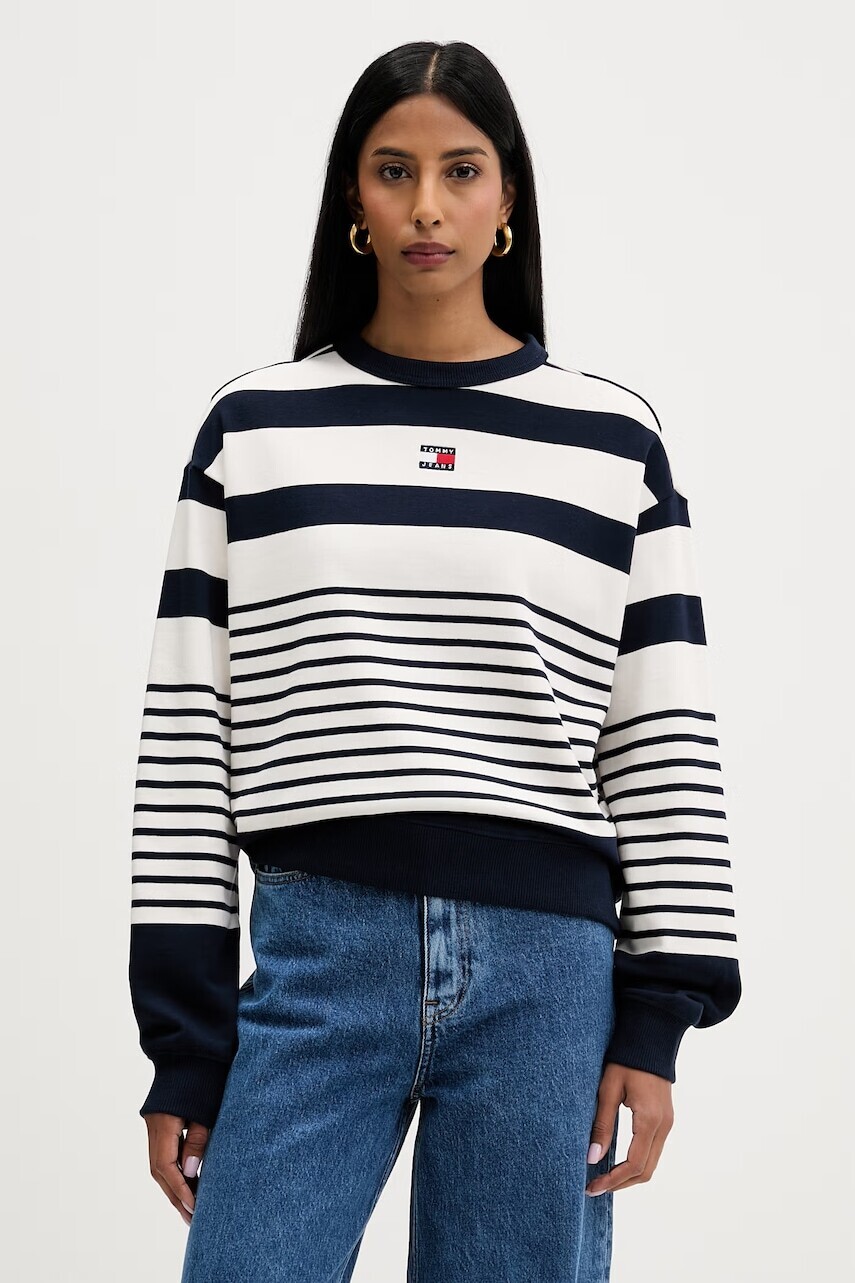 Tommy Jeans oversize mikina dámska bavlnená
