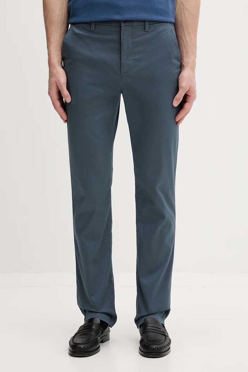 Calvin Klein nohavice slim fit pánske bavlnené s elastanom