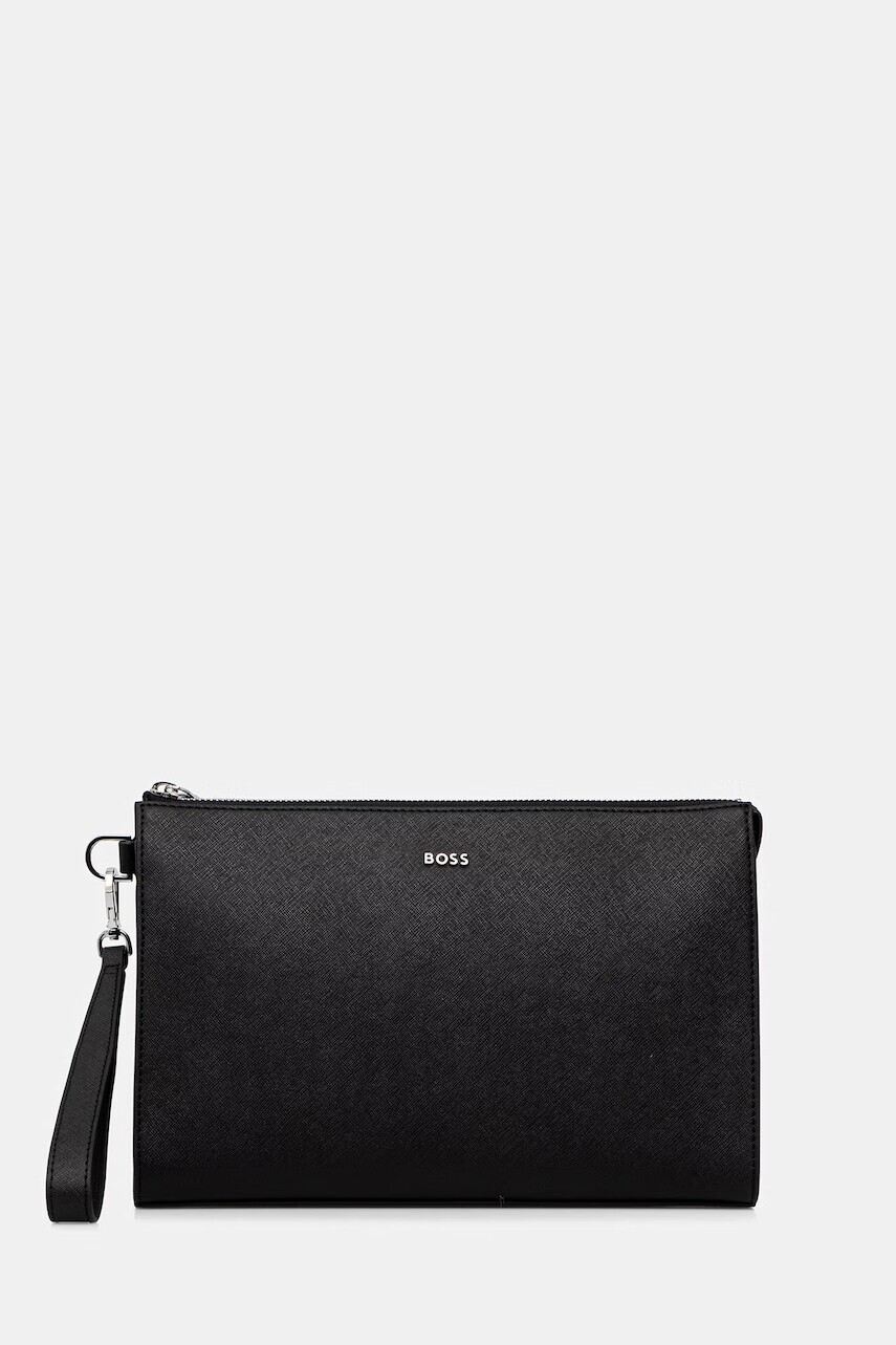 BOSS vrecko pánske kožené Northon_Clutch