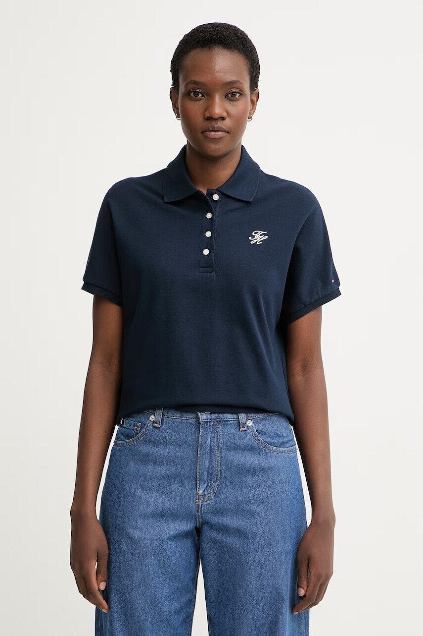 Tommy Hilfiger polo tričko dámske s bavlnou