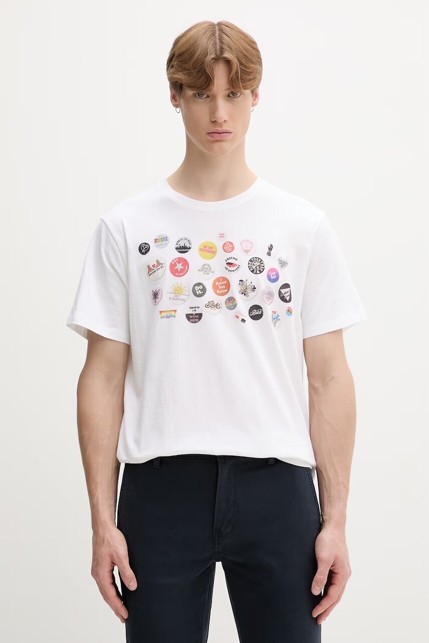 Levi's oversize tričko pánske bavlnené COMMUNITY TEE x PRIDE
