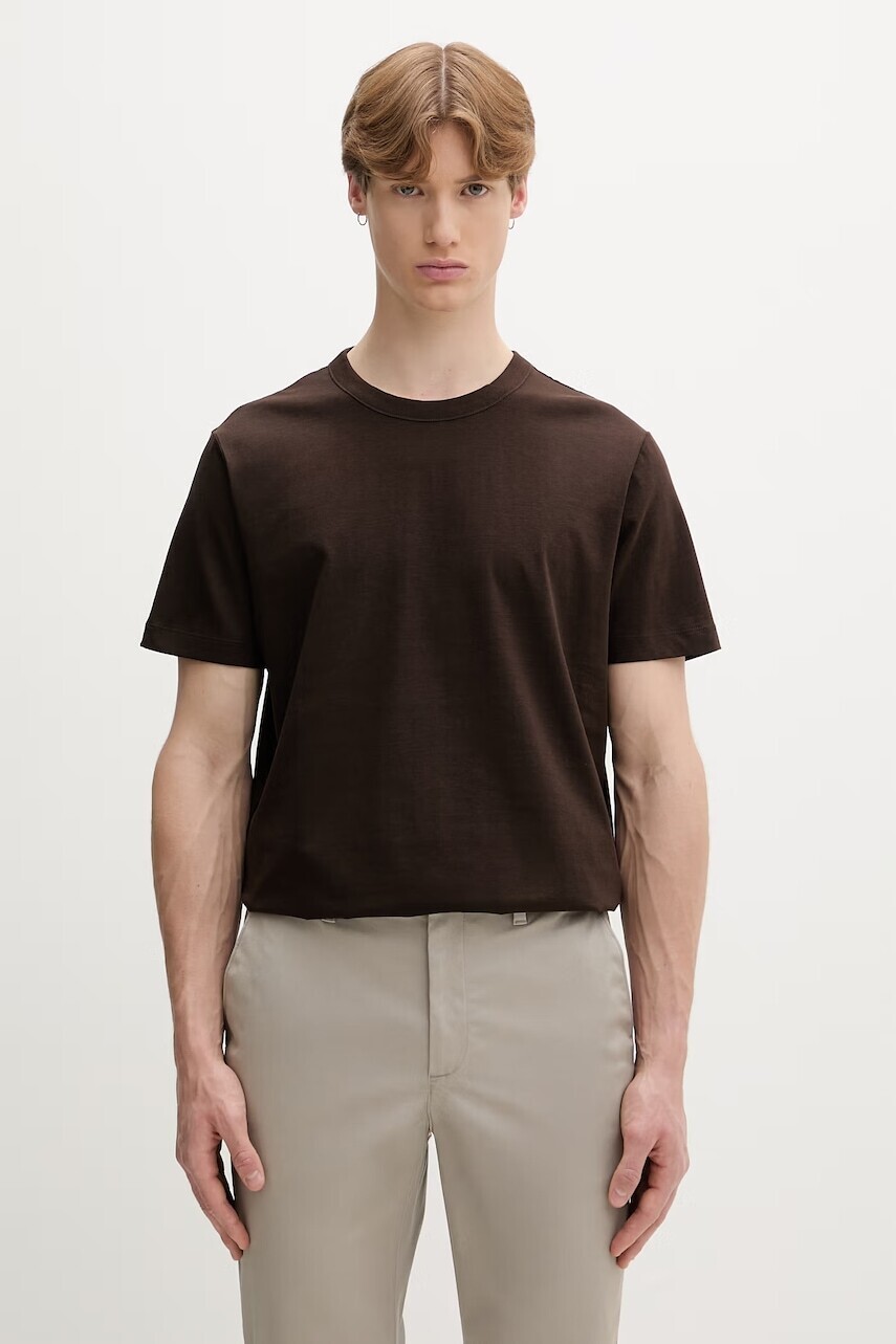 Calvin Klein tričko dámske s prímesou ľanu