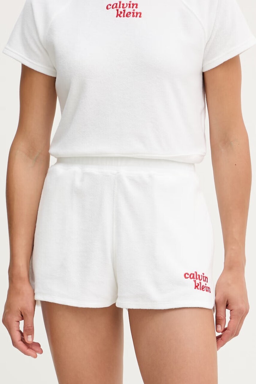 Calvin Klein Jeans teplákové šortky dámske s bavlnou