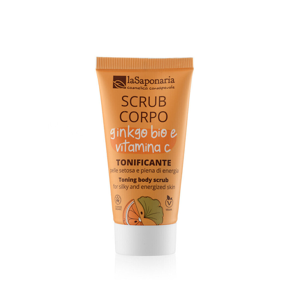 LA SAPONARIA Telový peeling s BIO ginkgo bilobou a vitamínom C 30 ml