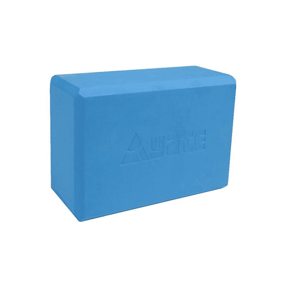 YATE Yoga block modrý
